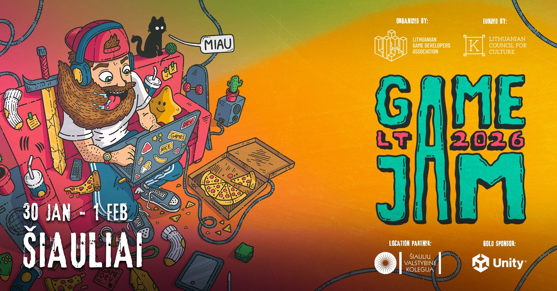 Žaidimų kūrėjų festivalis „Game Jam“ sugrįžta!