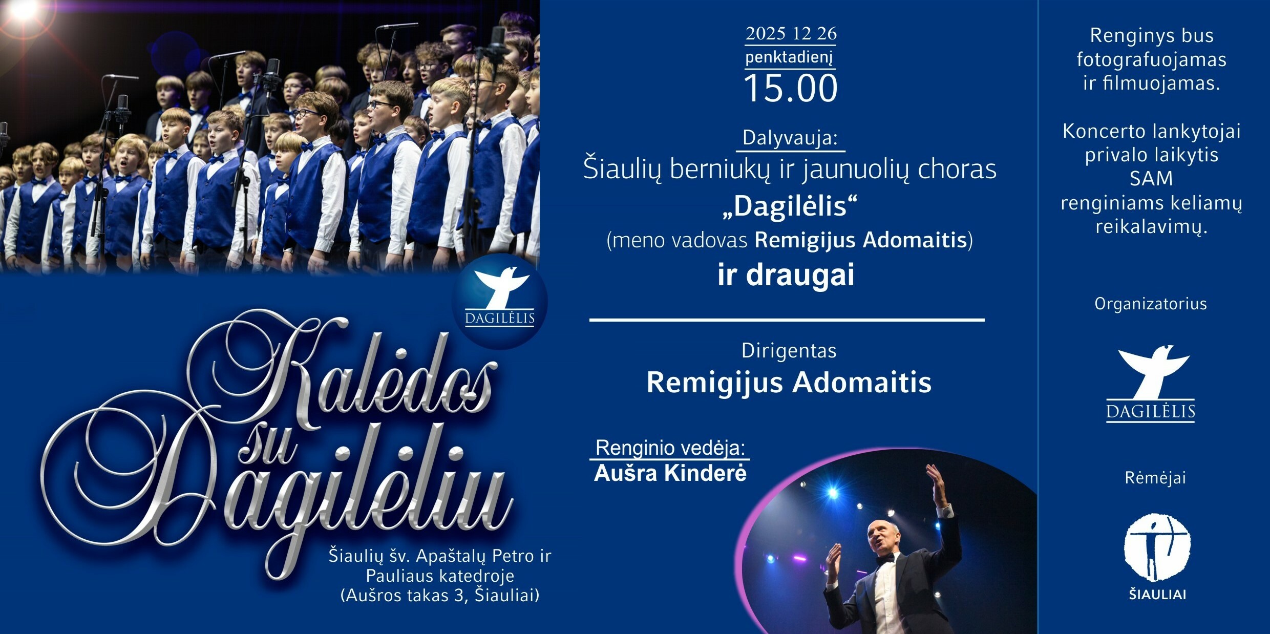 Kalėdų antrą dieną – tradicinis koncertas...