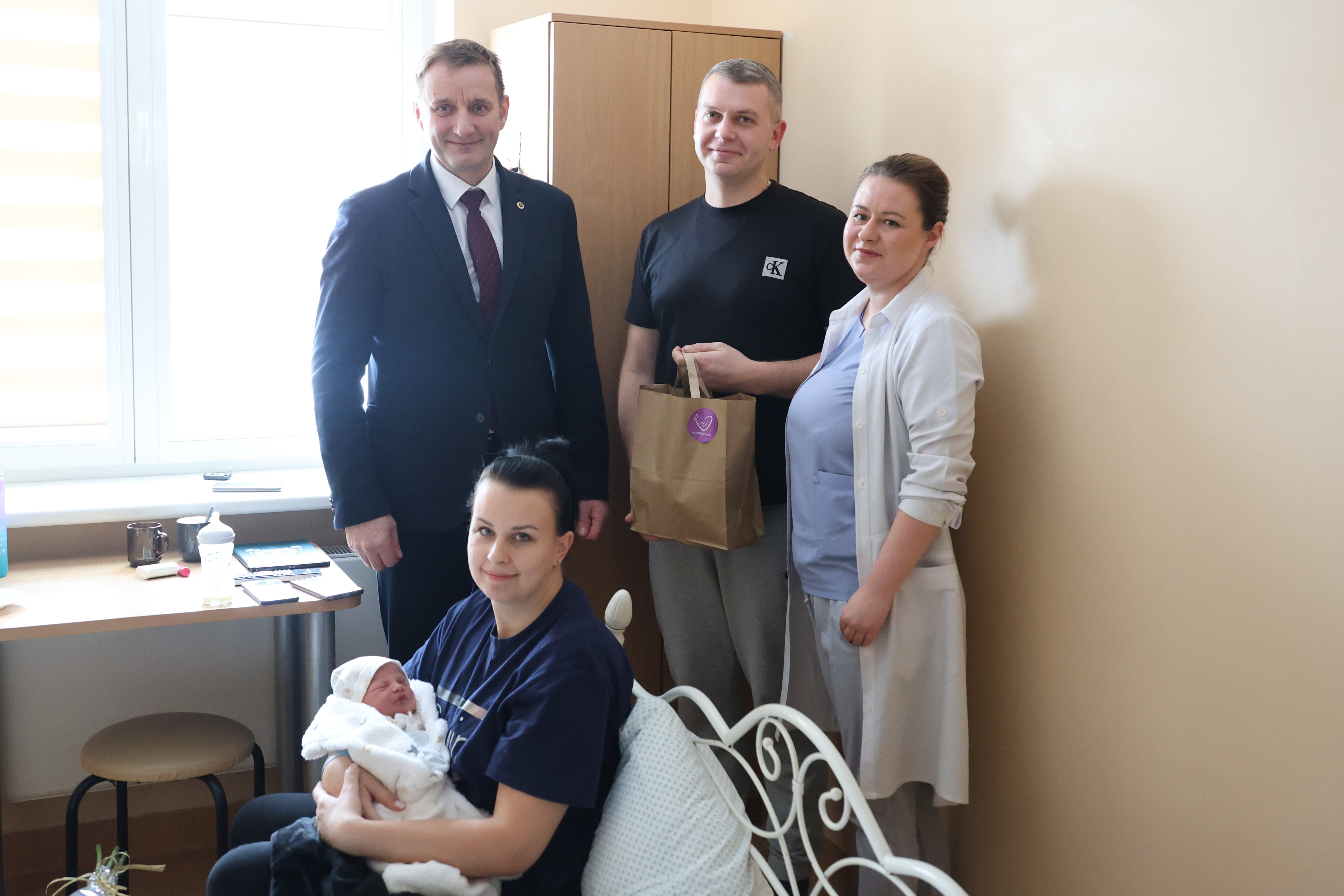 Pasveikintas pirmasis šių metų Šiaulių kūdikis