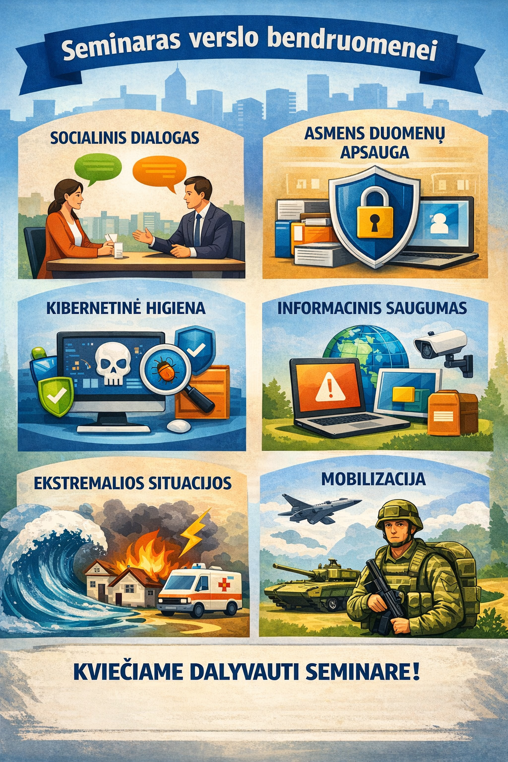 Verslo atstovai kviečiami į seminarą apie...