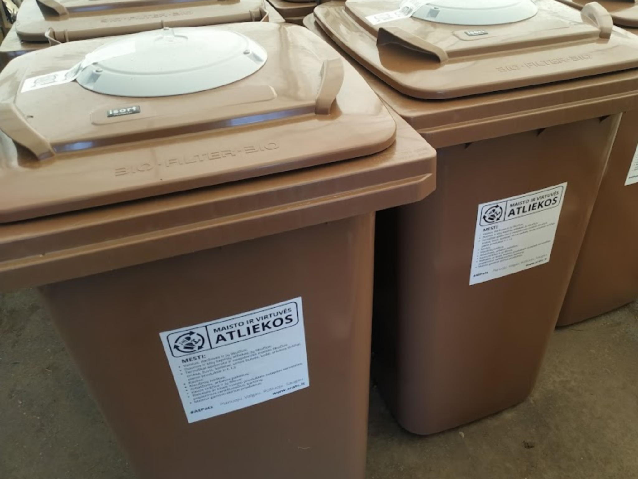 Antri maisto atliekų rūšiavimo metai:...