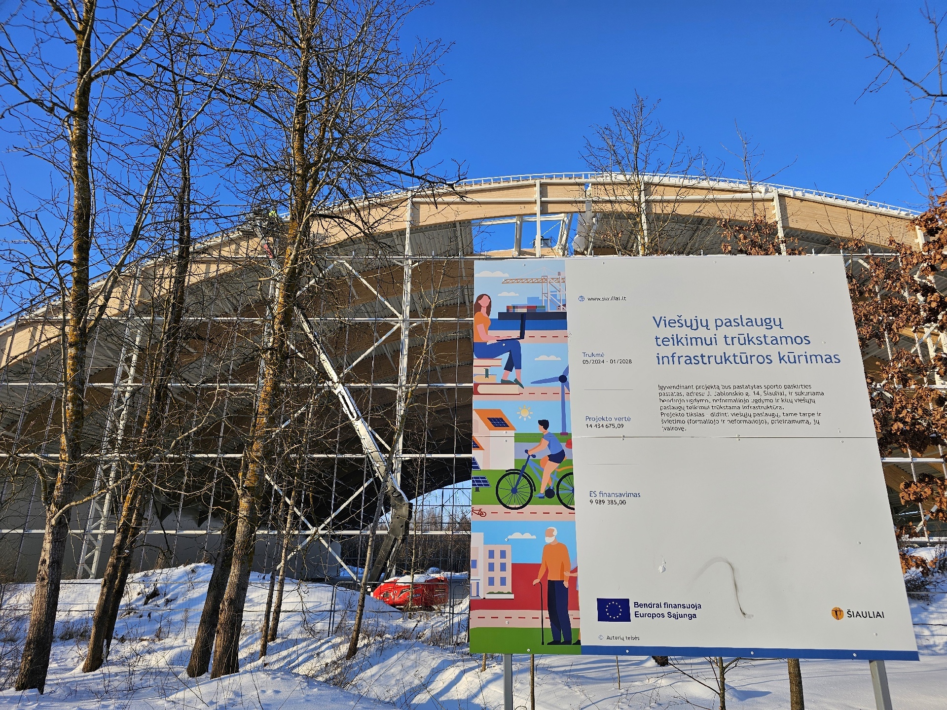 Net ir šalčiausiu periodu Šiauliuose toliau...