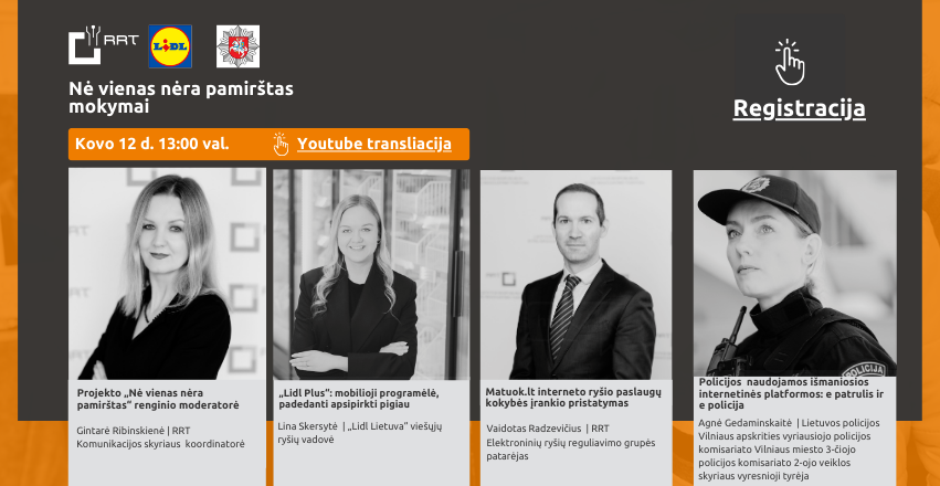 NĖ VIENAS NĖRA PAMIRŠTAS kviečia klausytis...