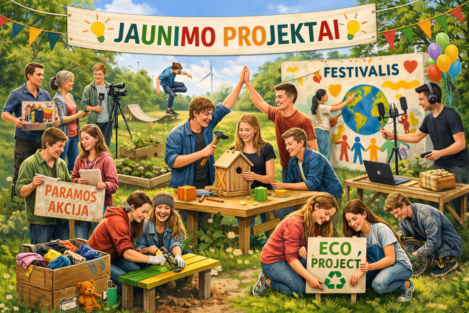 Patvirtintas 2026 m. jaunimo iniciatyvų...