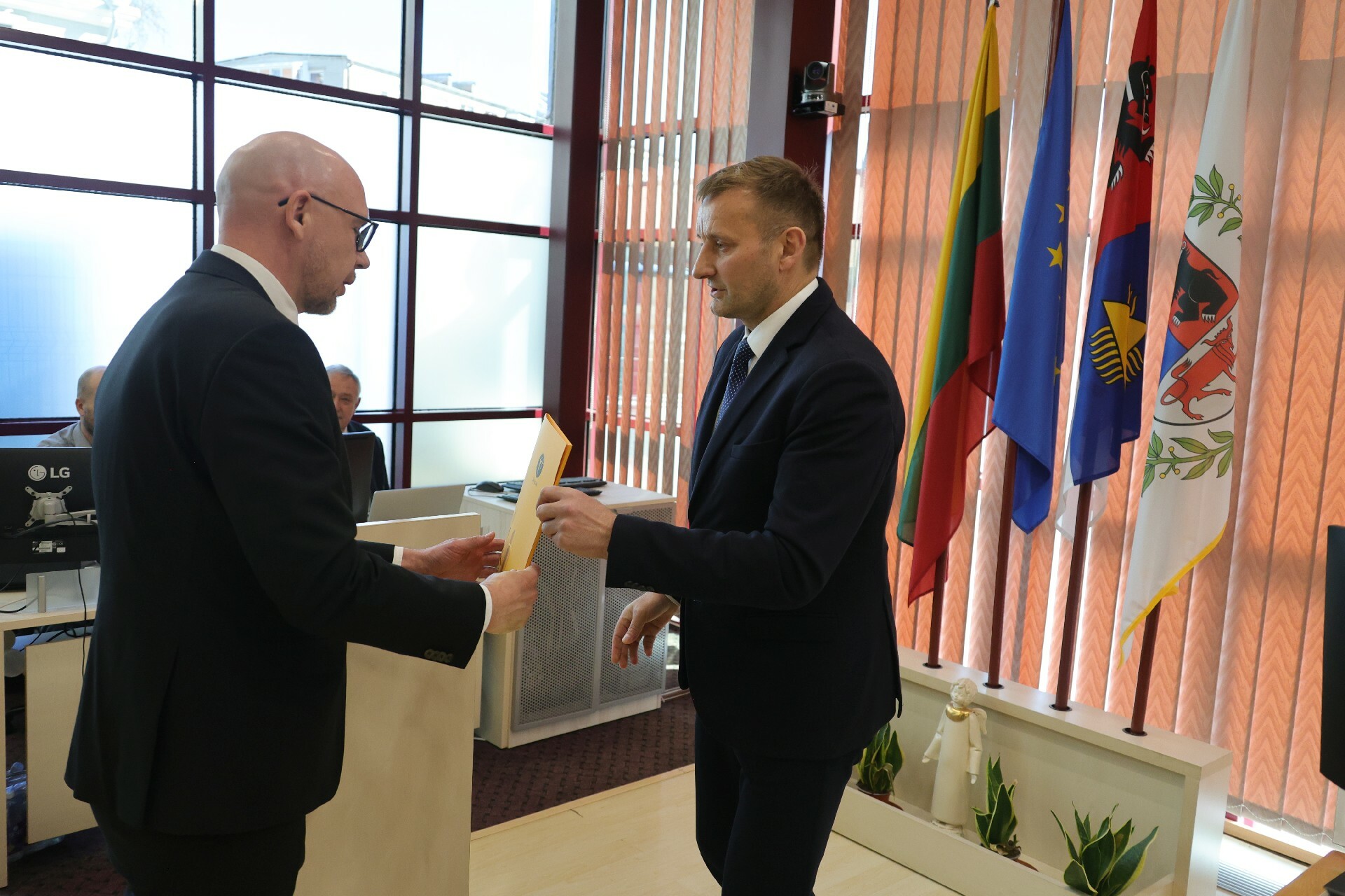 Tarybos posėdyje – padėka URM atstovui už...