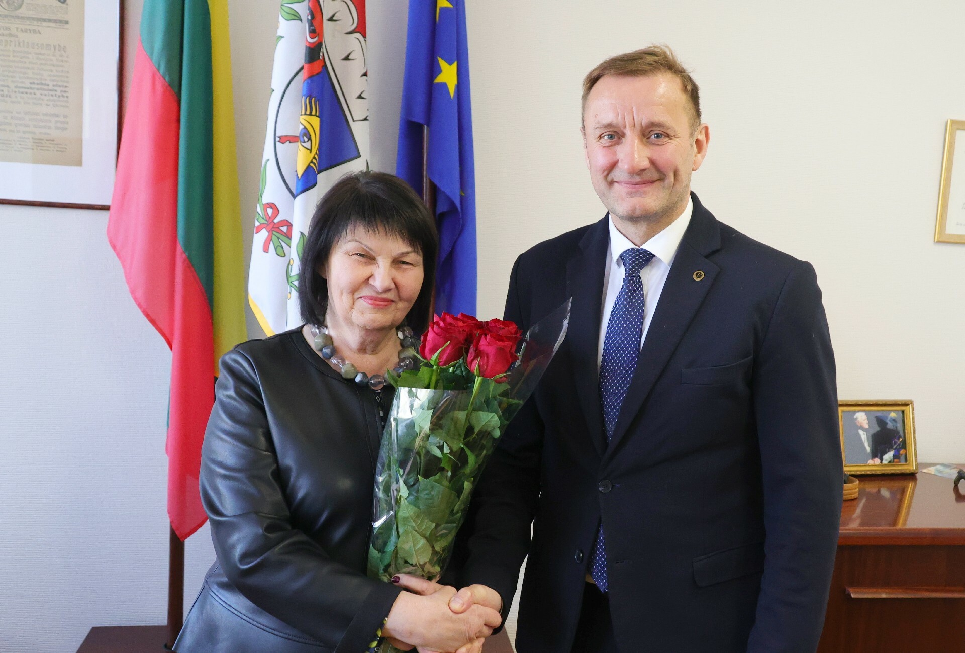 Gražios asmeninės sukakties proga pasveikinta...