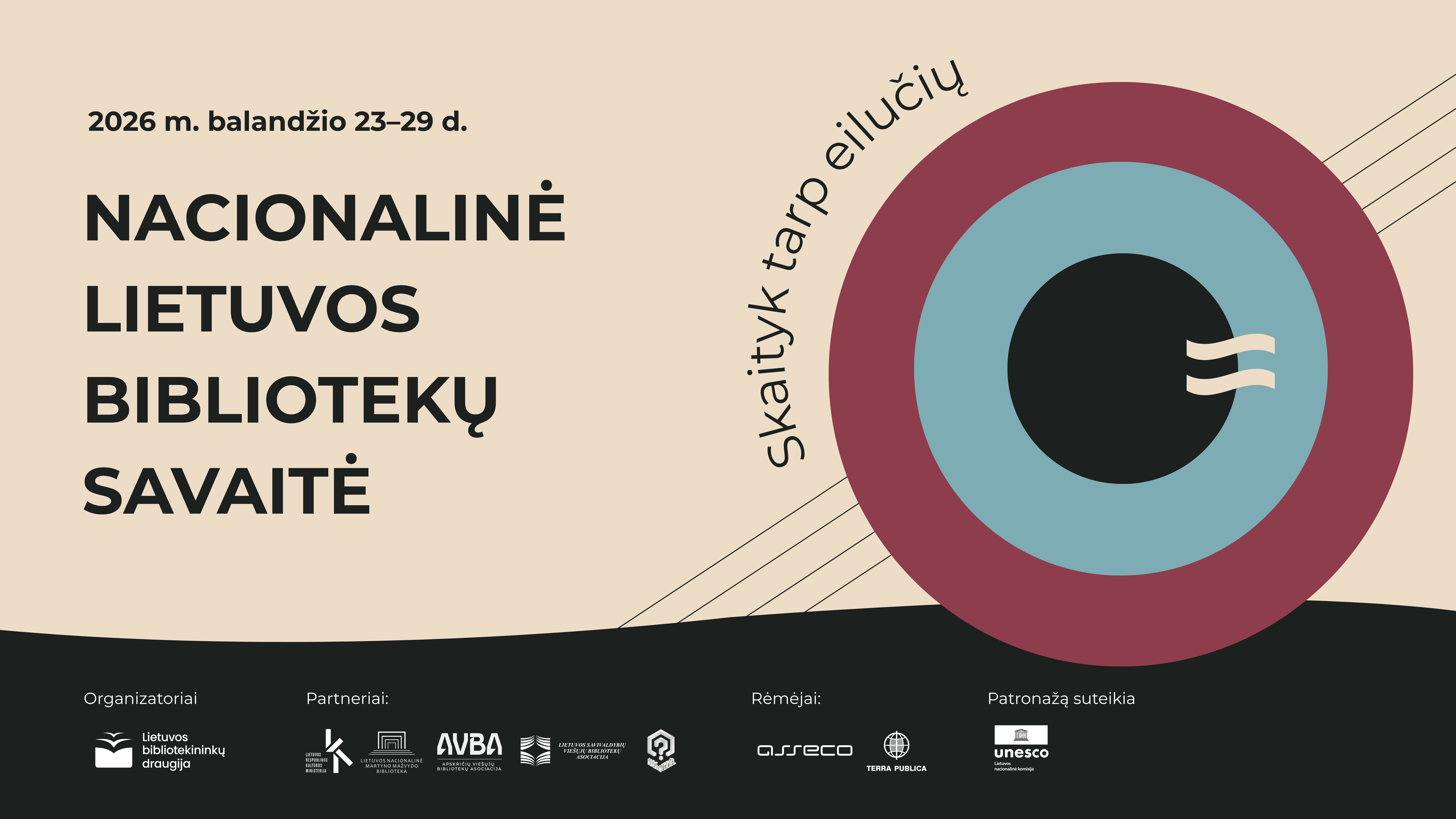 Nacionalinė Lietuvos bibliotekų savaitė 2026 Šiaulių miesto savivaldybės viešojoje bibliotekoje