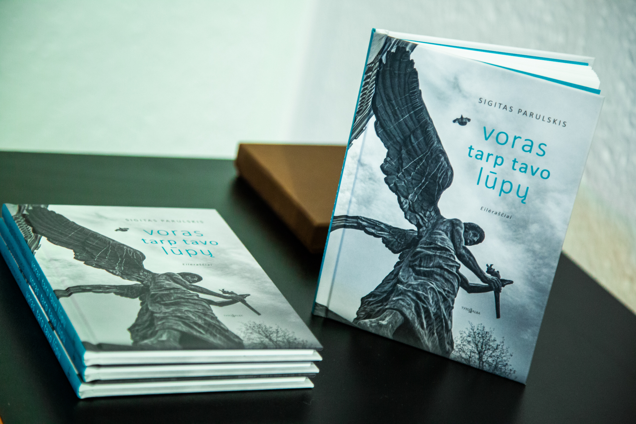 Sigitas Parulskis galerijoje „Laiptai“ pristatė naujausias knygas