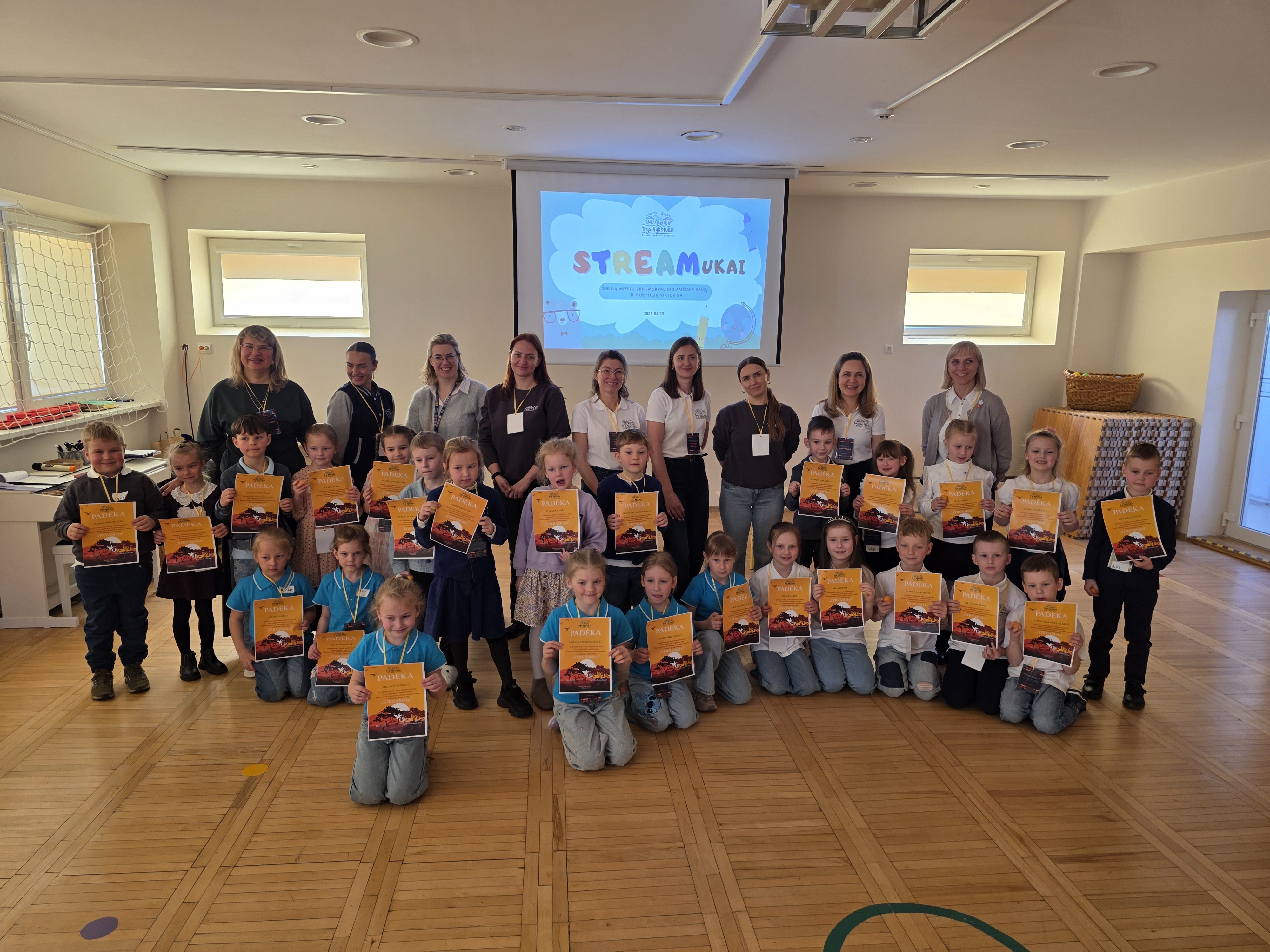 Pedagogų viktorina „STREAMukai“,