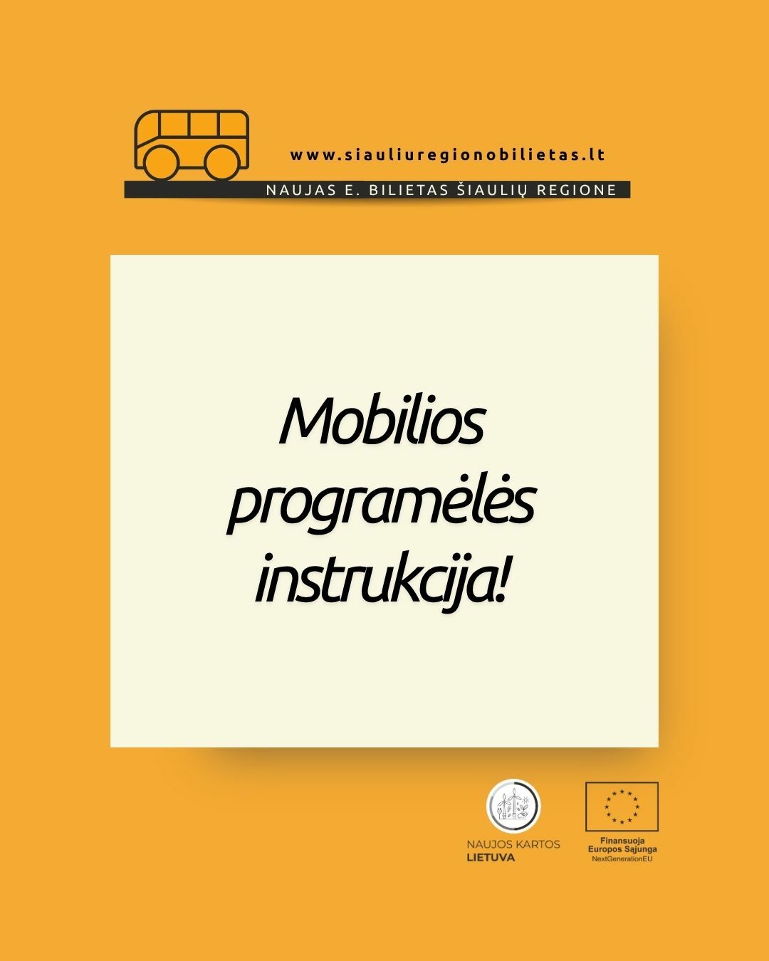 Kaip prisijungti prie naujos Šiaulių viešojo transporto programėlės?