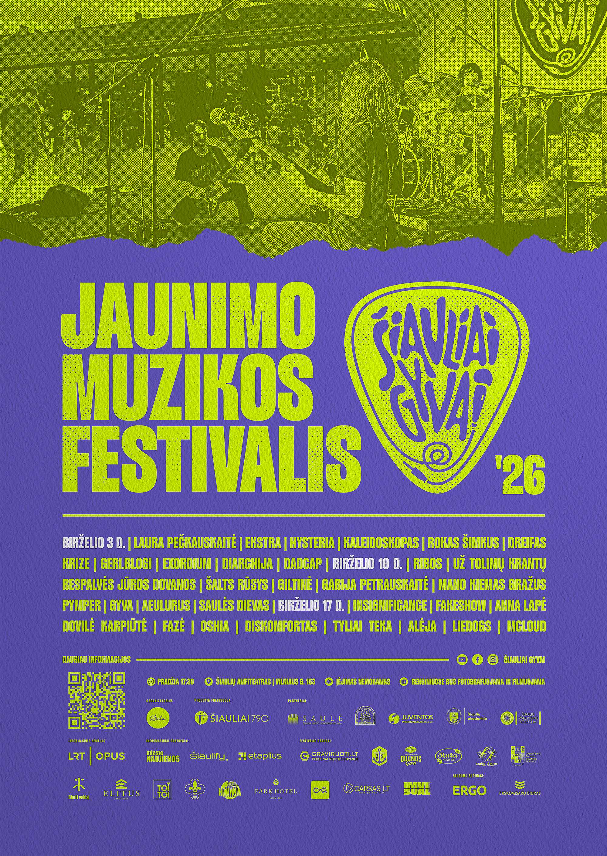 Jaunimo muzikos festivalis „Šiauliai gyvai“...