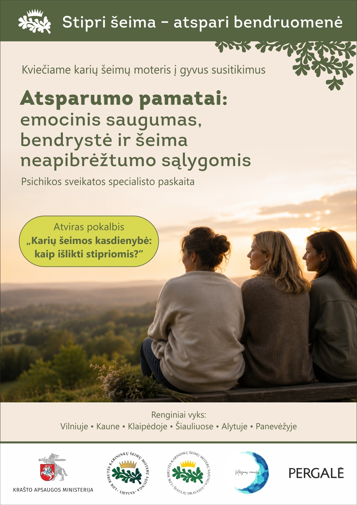 Startuoja programa „Stipri šeima – atspari...