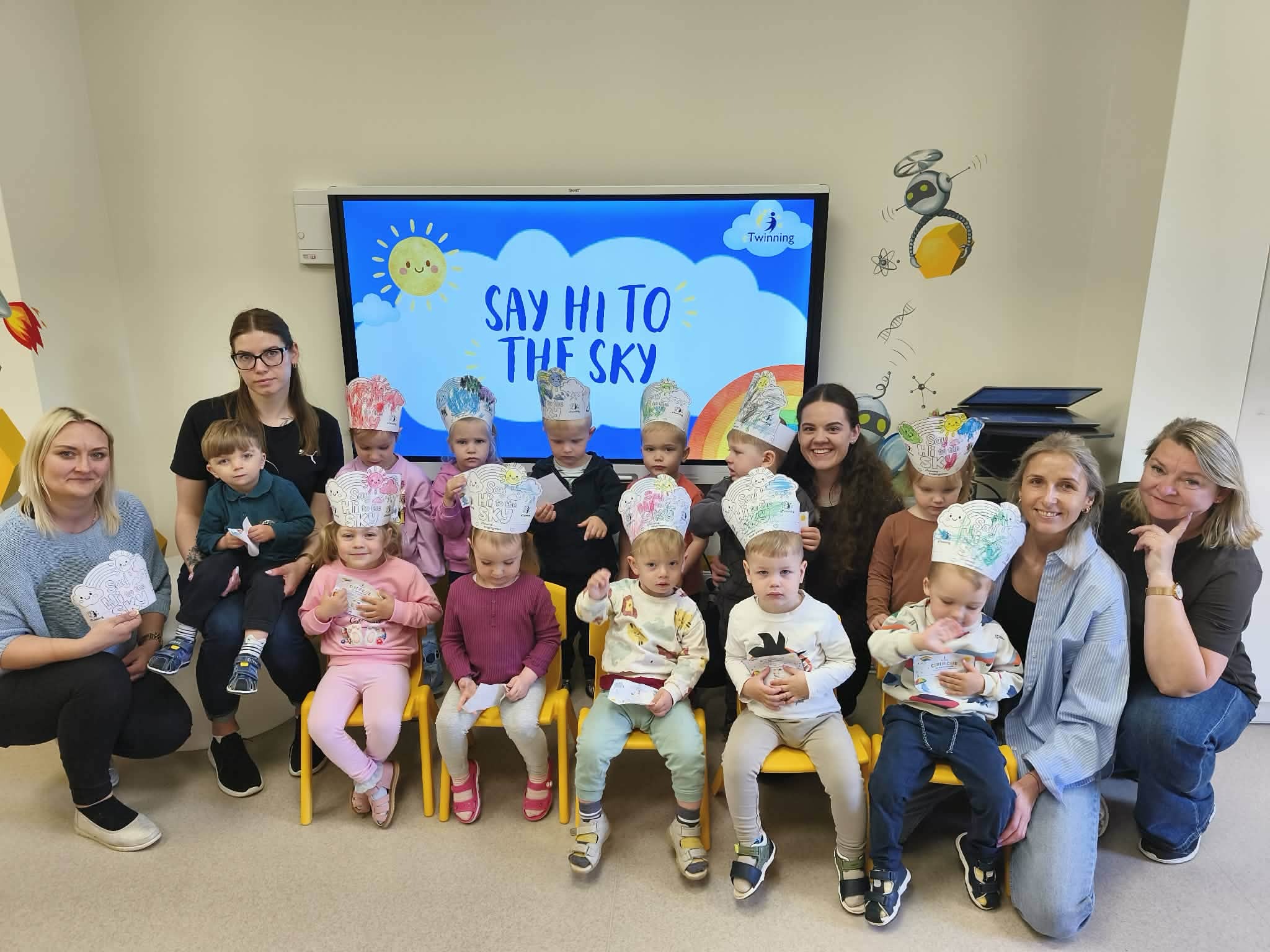 Tarptautinis eTwinning projektas „Say hi to the...