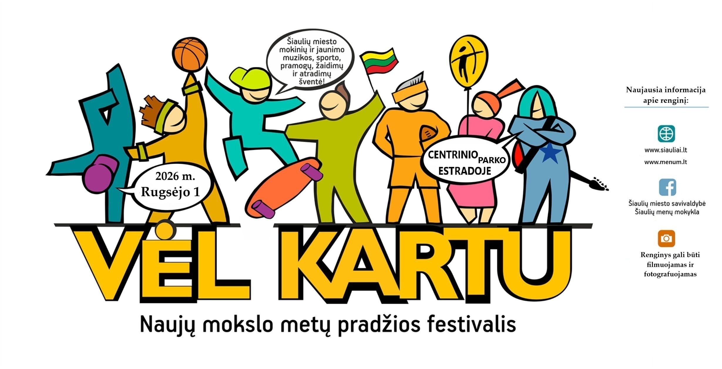 Naujų mokslo metų pradžios festivalis „Vėl kartu“