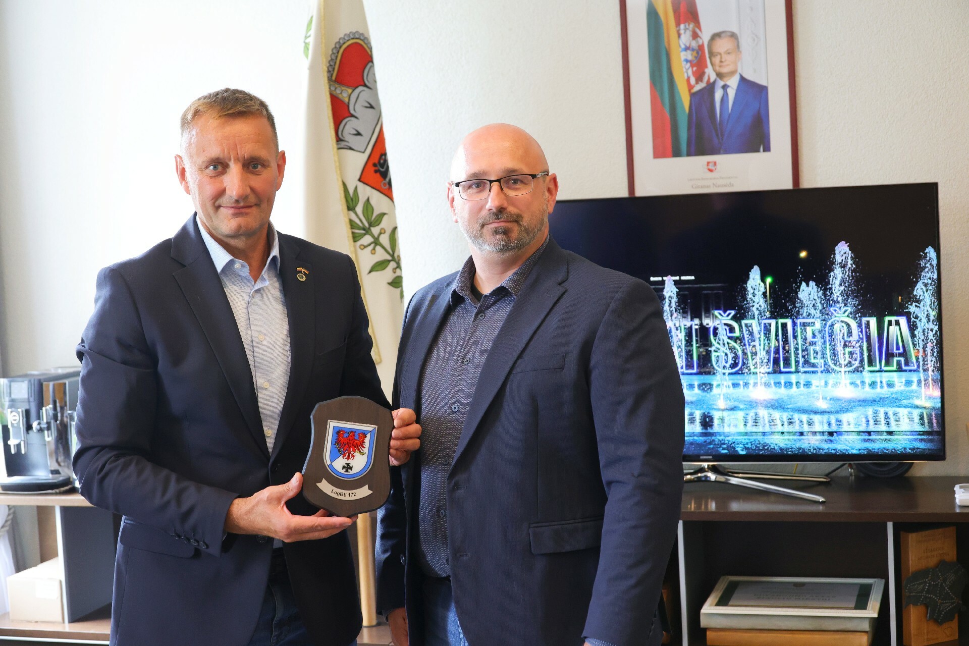 Šiauliuose lankosi Vokietijos kariuomenės...