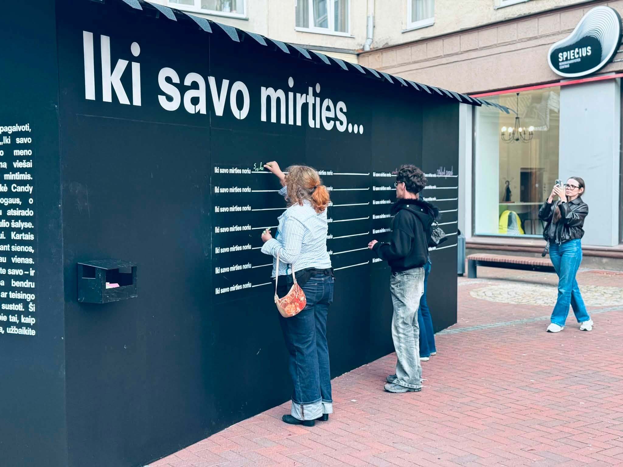 Šiauliuose – pasaulyje garsi instaliacija „Iki...