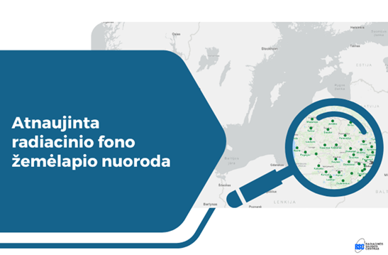Atnaujinta radiacinio fono žemėlapio nuoroda
