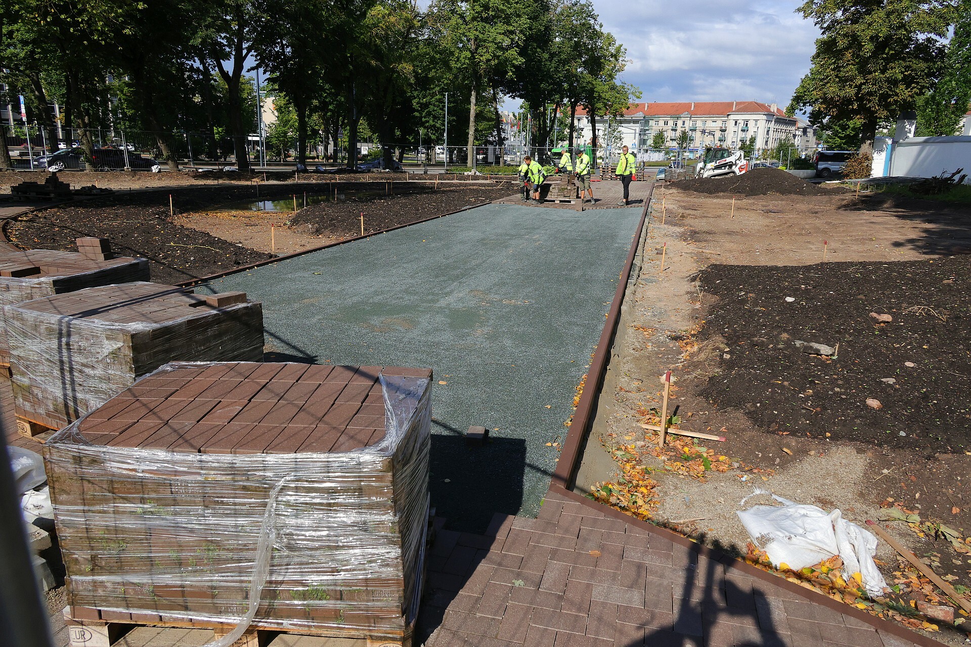Šiaulių centre kuriama nauja poilsio erdvė
