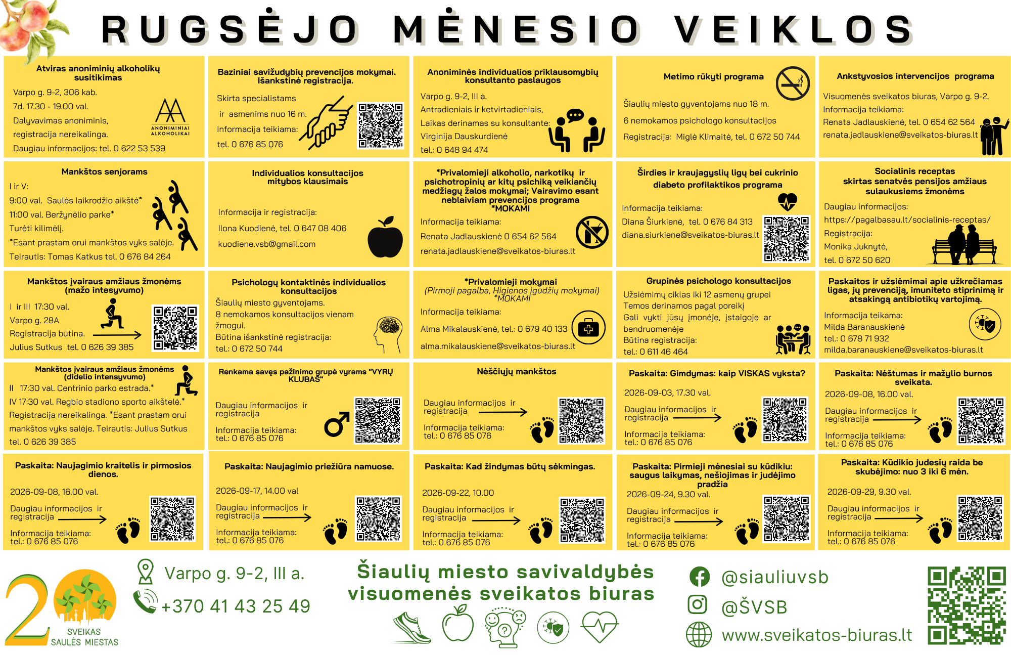 Visuomenės sveikatos biuro rugsėjo mėnesio...