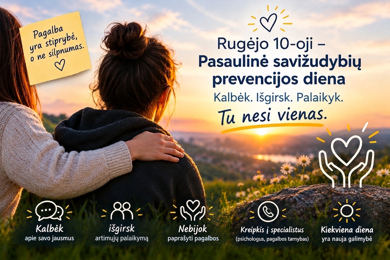Rugsėjo 10-oji – Pasaulinė savižudybių...