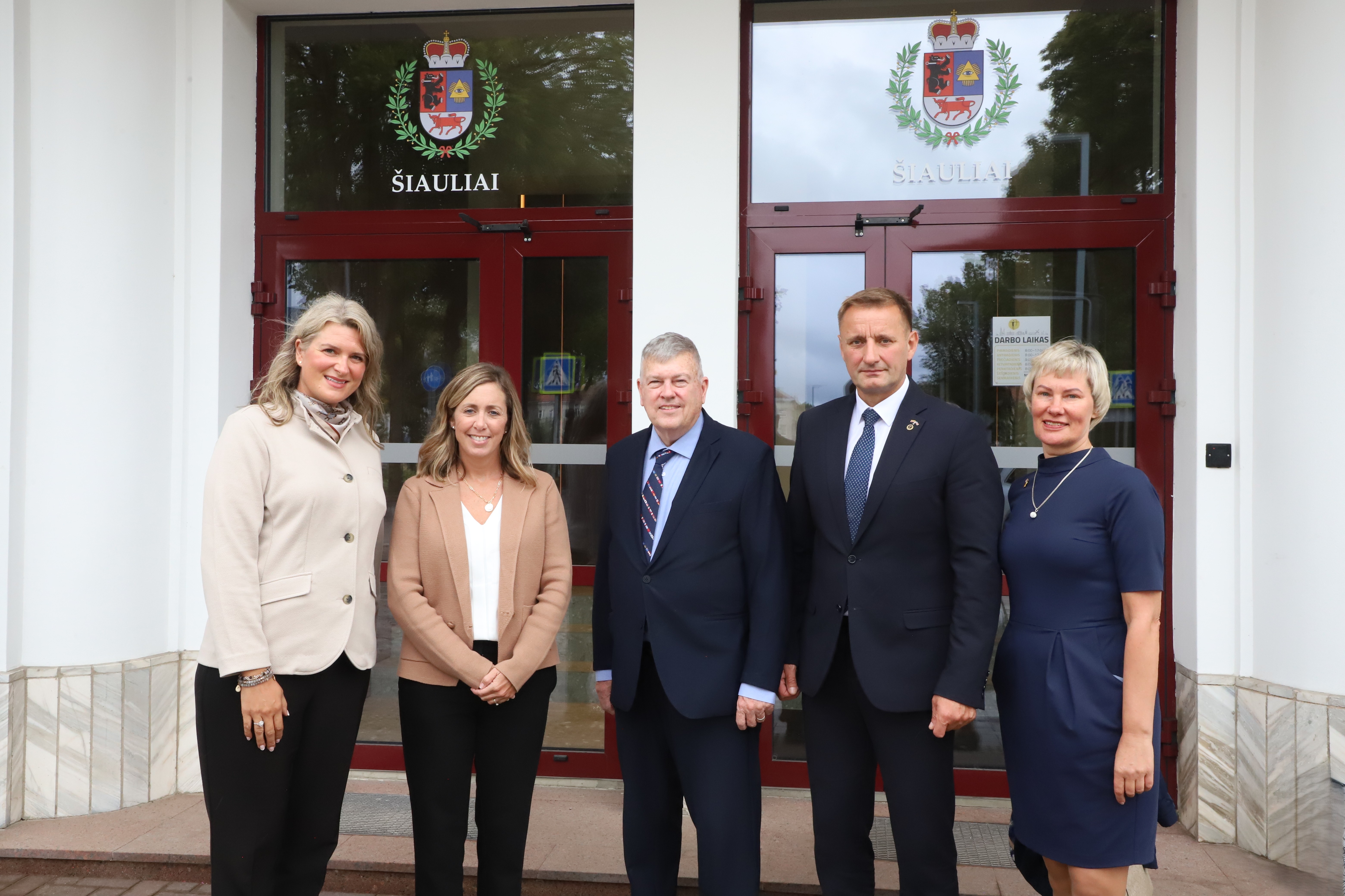 Šiaulių 790-ojo gimtadienio proga mieste vieši miesto partnerio Omahos atstovai