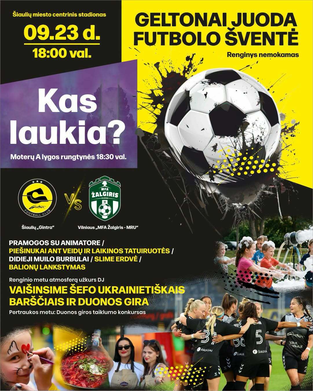 geltonai-juoda-futbolo-svente-siauliuose