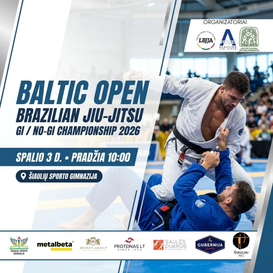Baltijos šalių braziliškojo Jiu-Jitsu čempionatas – Šiauliuose