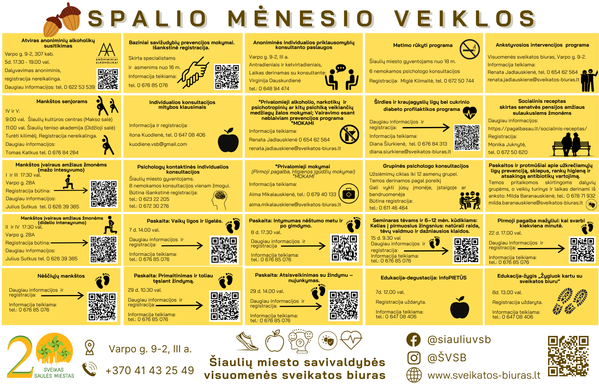 Visuomenės sveikatos biuro spalio mėnesio...
