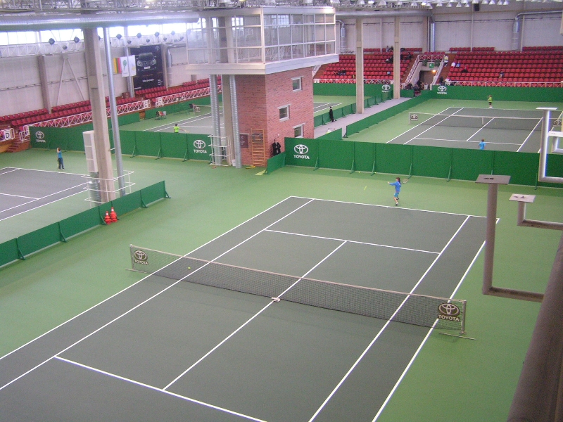 Tennis courts of  Siauliai tennis academy